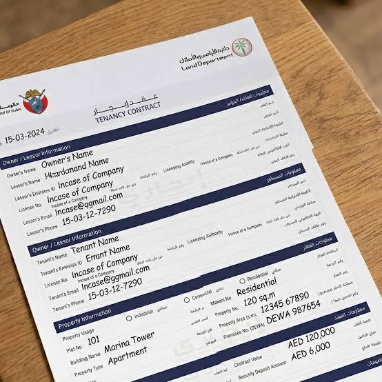 Dubai tenancy contract EJARI individual registration